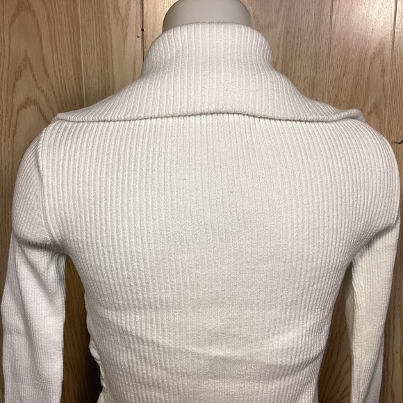 White House Black Market zip front sweater womens size small - Picture 4 of 11